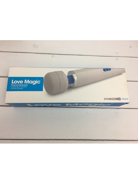 Вібромасажер бездротовий Magic Wand Rechargeable Massager HV-270 USB універсальний масажер Меджик Vendes