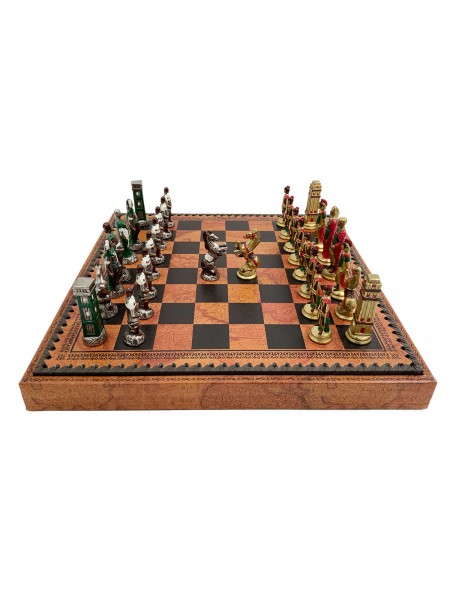 Набір із 3 ігор шахи нарди шашки ITALFAMAпіри проти варварів 36 х 36 см (1993219MAP)