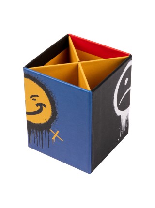 Настільний органайзер у наборі YES Melt Smile картонний 4 предмети (450131)