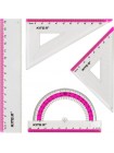 Набір лінійок Ruler Set рожевий Kite (K17-280-10)