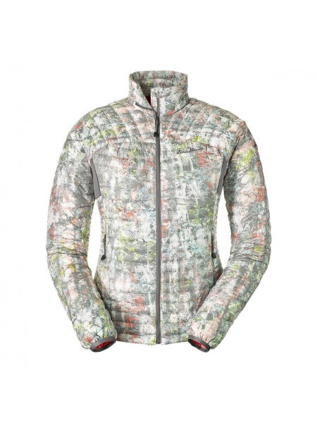 Куртка Eddie Bauer Womens MicroTherm StormDown Jacket Print CHROME S Сірий (1142CH-S)