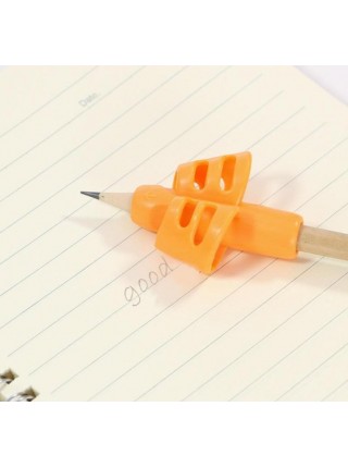 Тримач насадка на ручку для корекції листа SUNROZ навчальний тренажер для формування почерку M2 Помаранчевий