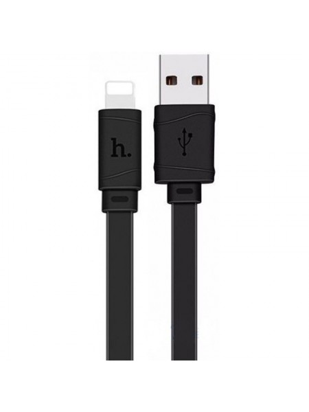 Дата кабель Hoco X5 Bamboo USB to Lightning (100 см) (Чорний) 708750