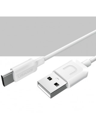 Дата кабель USAMS US-SJ099 USB to Type-C (1m) (Білий) 791160