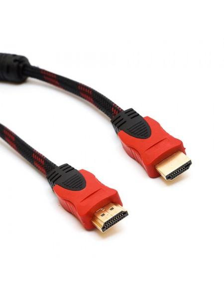 Кабель RIAS HDMI - HDMI v1.4 5m Black-Red (3sm_521099755)