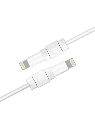 Захисна насадка UGREEN LP127 для кабелю Apple 6 шт./пач. Білі (40705)