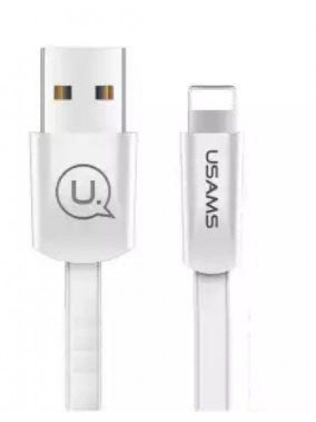 Дата кабель USAMS US-SJ199 USB to Lightning 2A (1.2m) (Білий) 682899