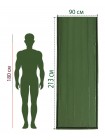 Набір рятувальних спальних термомішків 213х90 см з 3 шт Зелений (n-781)