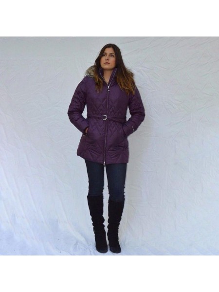 Куртка Eddie Bauer Womens Slope Side Down Parka DEEP EGGPLANT XL Фіолетовий (8225DEP)