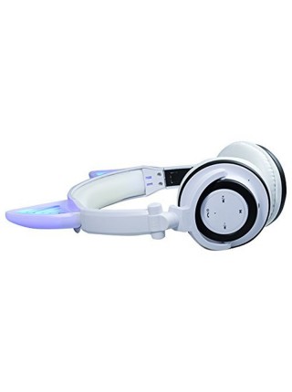 Навушники LINX BL108A Bluetooth навушники з котячими вушками LED Білі (SUN0480)