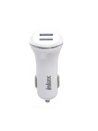 Автомобільний зарядний Inkax CC-12 2 USB 2.1 A (ML) White