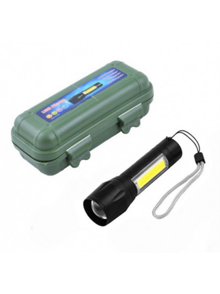 Ліхтар Bailong Police BL-511 на акумуляторі з COB ZOOM USB у кейсі (283968543)