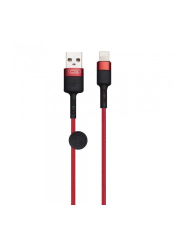 Кабель USB XO NB117 USB — Lightning Червоно-Чорний