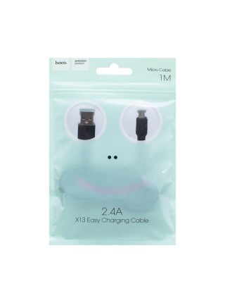 Кабель USB Hoco X13 USB — Micro USB Чорний