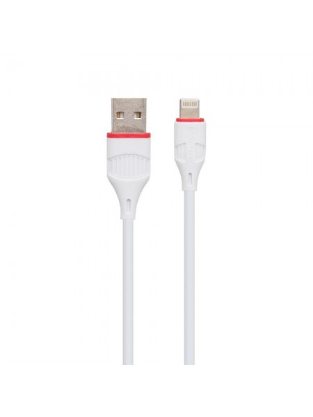 Кабель USB Borofone BX17 USB — Lightning Білий