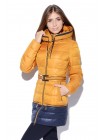 Пуховик Bona 6001-6 XL Гірчиця-синій