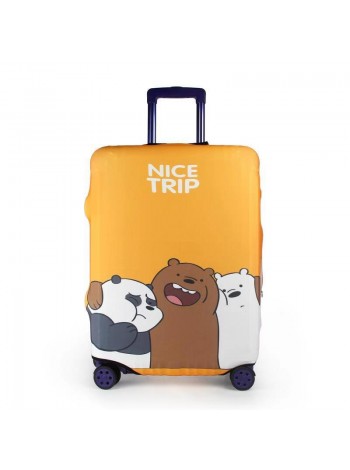 Чохол для валізи Turister модель Nice Trip S Жовтий (ТST_162S)