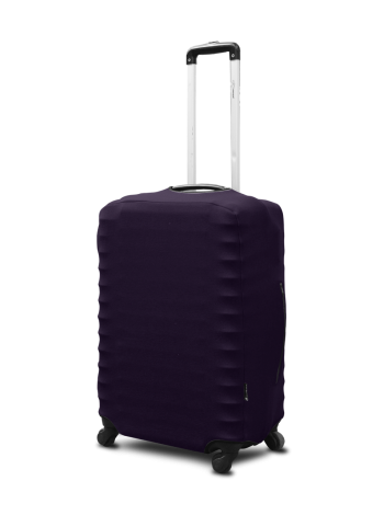 Чохол для валізи Coverbag неопрен M Баклажан