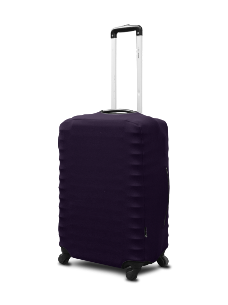 Чохол для валізи Coverbag неопрен M Баклажан
