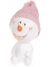 Статуетка Сніговичок у рожевій шапці 16 см Bona DP43061