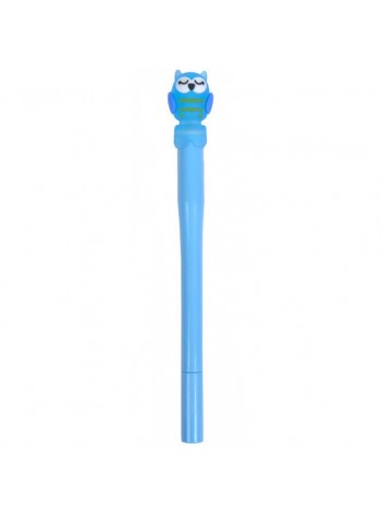 Ручка гелева Bambi Сова GP-1099 світиться Синій
