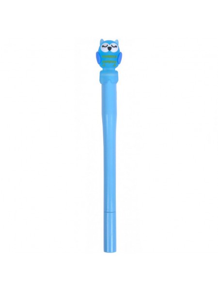 Ручка гелева Bambi Сова GP-1099 світиться Синій
