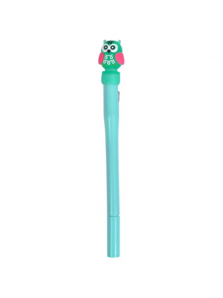 Ручка гелева Bambi Сова GP-1099 світиться Зелений