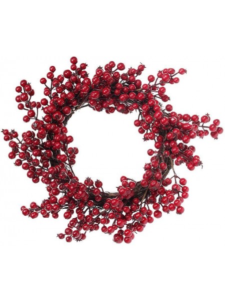 Вінок новорічний декоративний Червоні ягоди Bona DP42748