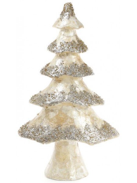 Декоративна новорічна ялинка Снігова красуня шампань Bona DP42762