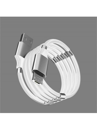 Набір магнітний кабель SuperCalla LIGHTNING і Кабель USB-microUSB (vol-1459)
