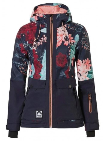 Куртка Rehall Luna W 2022 Floral Red S (1012-60225-5010S)