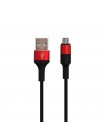 Кабель USB Hoco X26 Xpress Charging USB — Micro USB Чорно-Червоний