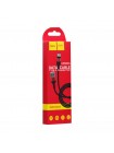 Кабель USB Hoco X26 Xpress Charging USB — Micro USB Чорно-Червоний