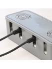 Органайзер для кабелю з кришкою UKC бокс для дротів 27х9 см Сірий (01175)