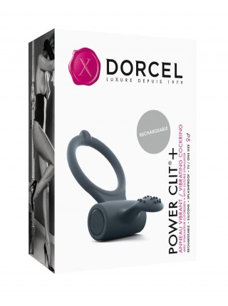 Ерекційне кільце з вібрацією Dorcel Power Clit Plus (SO1417)