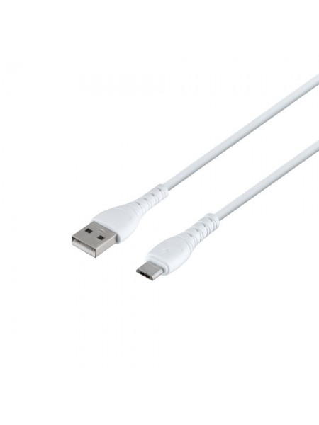 Кабель USB XO NB-Q165 USB — Micro USB 3 A 1 м Білий