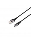 Кабель USB XO NB188 2.4A USB — Micro USB 1 м Чорний