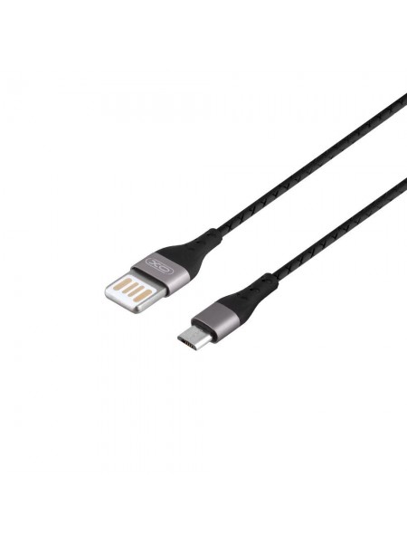 Кабель USB XO NB188 2.4A USB — Micro USB 1 м Чорний