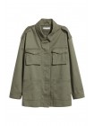 Жіноча куртка H&M S хакі 10034419184