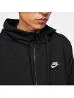 Бомбер чоловічий Nike M Nsw Club Hoodie Fz Ft (BV2648-010) XL Чорний