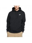 Бомбер чоловічий Nike M Nsw Club Hoodie Po Bb (BV2654-010) L Чорний