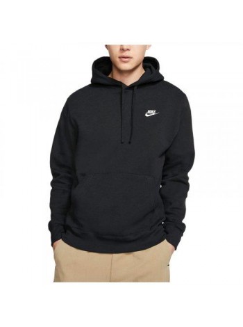Бомбер чоловічий Nike M Nsw Club Hoodie Po Bb (BV2654-010) L Чорний