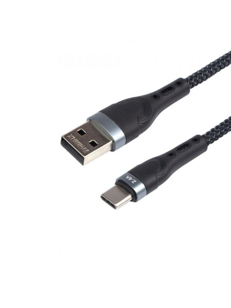 Кабель USB Remax RC-C006A USB — Type C 2.4 А Чорний
