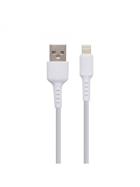 Кабель USB Borofone BX16 USB — Lightning 1 м Білий