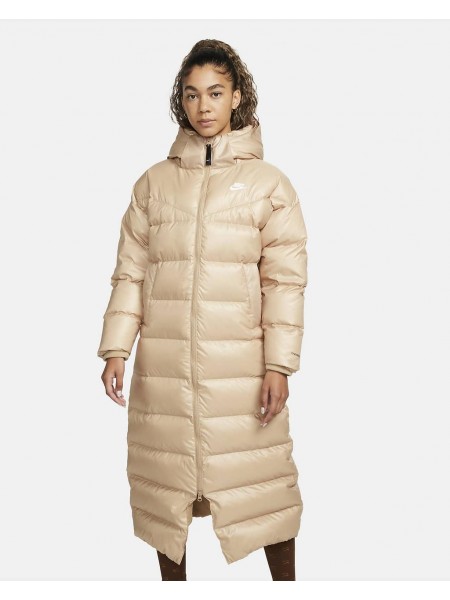 Куртка жіноча Nike Sportswear Therma-Fit City Series Parka (DH4081-200) M Бежевий