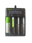 Зарядний пристрій для акумуляторів Rablex RB-405 з LCD-дисплеєм А/AA/AAA/АААА/С/SC/F6 Hi-Cd Ni-MH