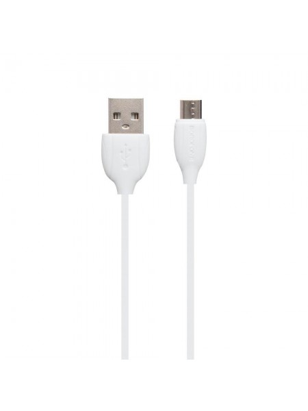 Кабель Borofone BX19 Benefit 2.4 А 1 м USB — Micro USB Білий