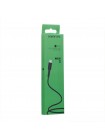 Кабель Borofone BX16 USB — Lightning 2.4A Max 1 m Чорний