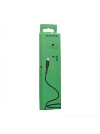 Кабель Borofone BX16 USB — Lightning 2.4A Max 1 m Чорний