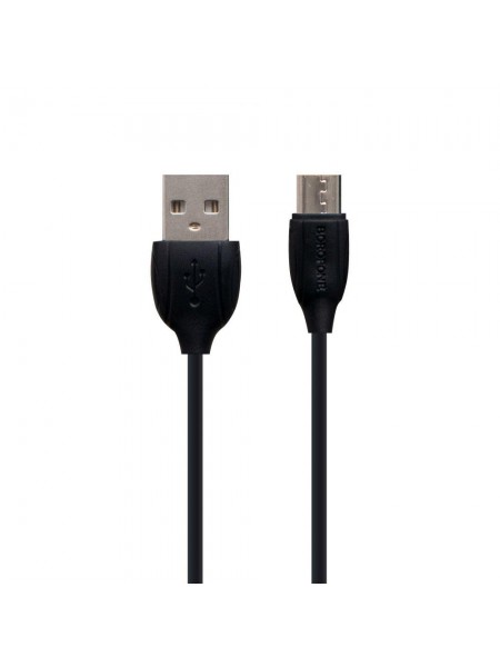 Кабель Borofone BX19 Benefit USB — microUSB 2.4A Max 1 m Чорний
